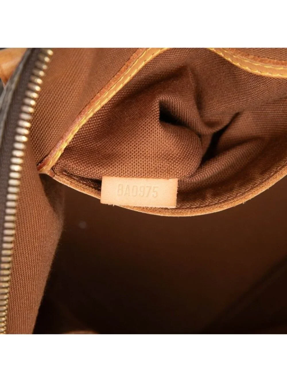 Louis Vuitton Monogram Alma PM Handbag Brown Leather